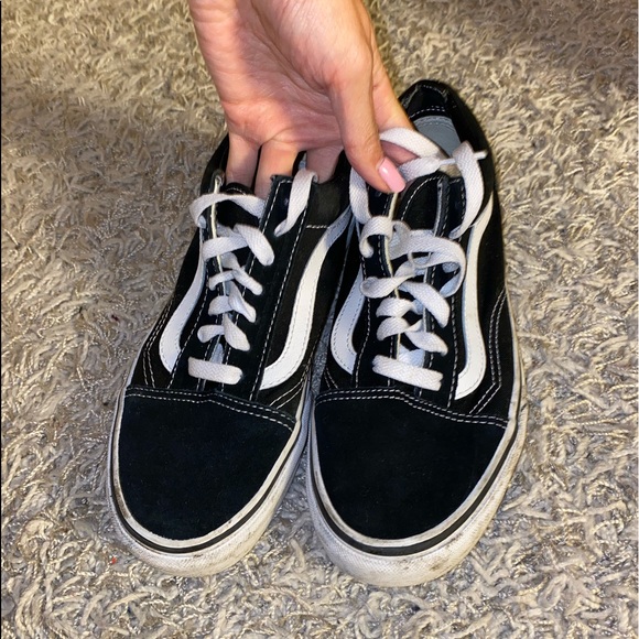 Vans Old Skool Black with White Stripe - Picture 7 of 8